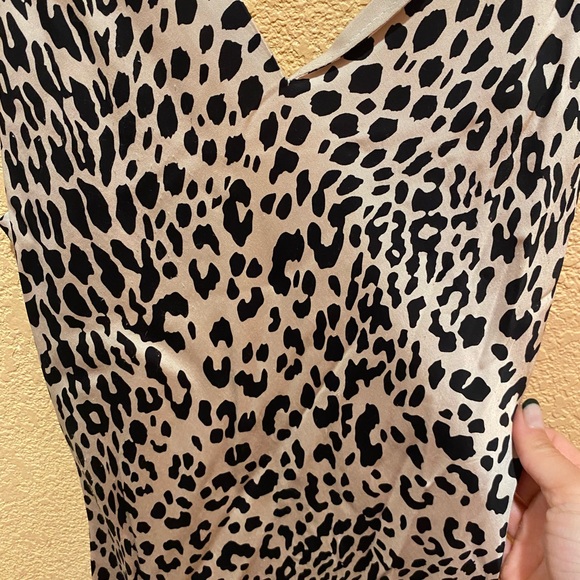 Satin maxi dress - Picture 2 of 4